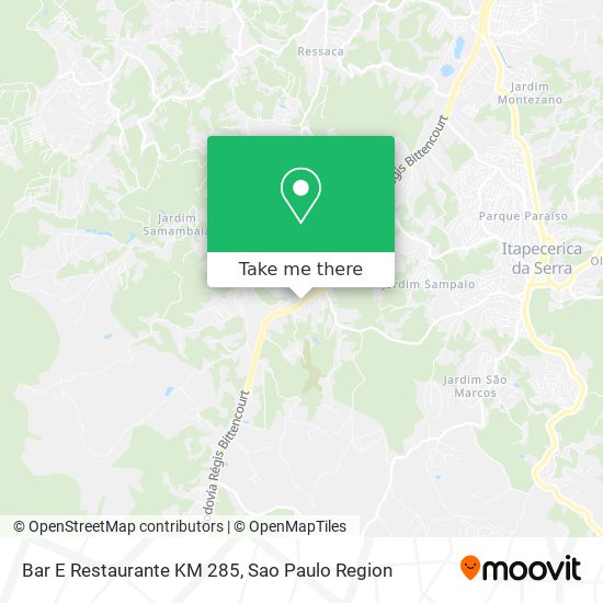 Bar E Restaurante KM 285 map