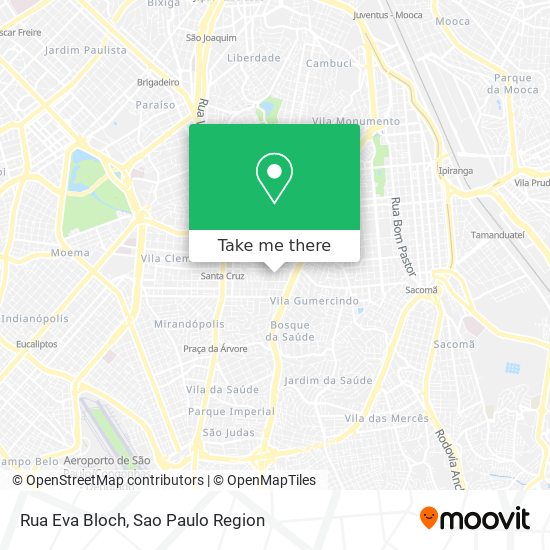 Mapa Rua Eva Bloch