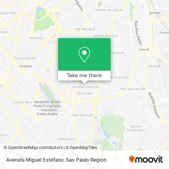 Mapa Avenida Miguel Estéfano