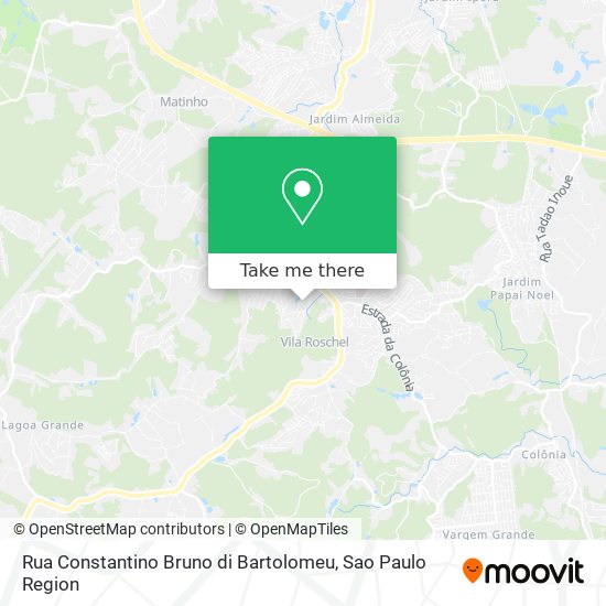 Rua Constantino Bruno di Bartolomeu map
