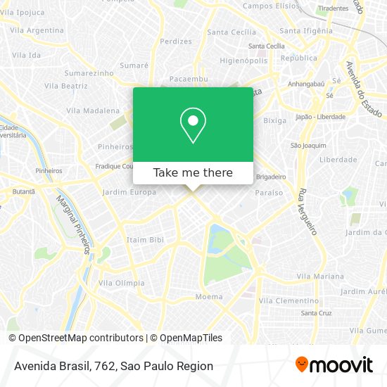 Mapa Avenida Brasil, 762