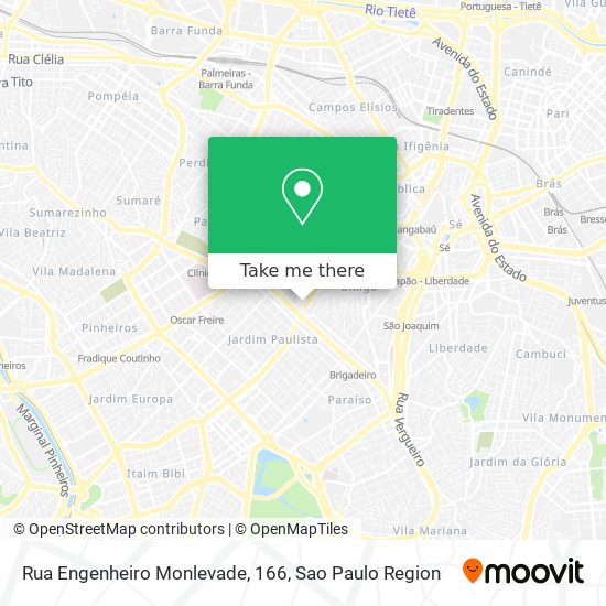 Rua Engenheiro Monlevade, 166 map