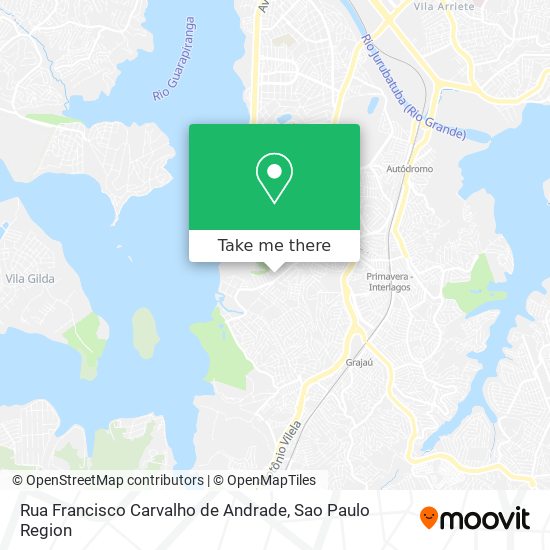 Rua Francisco Carvalho de Andrade map
