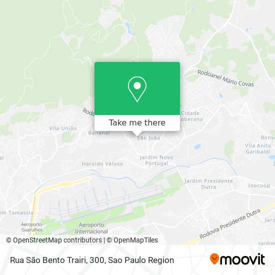 Rua São Bento Trairi, 300 map