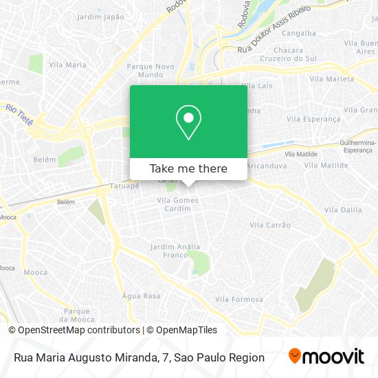 Rua Maria Augusto Miranda, 7 map