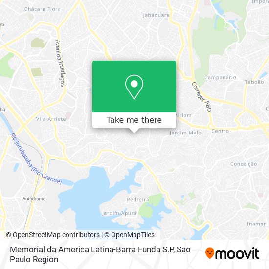 Memorial da América Latina-Barra Funda S.P map