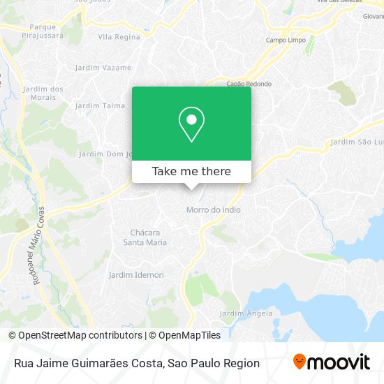 Mapa Rua Jaime Guimarães Costa
