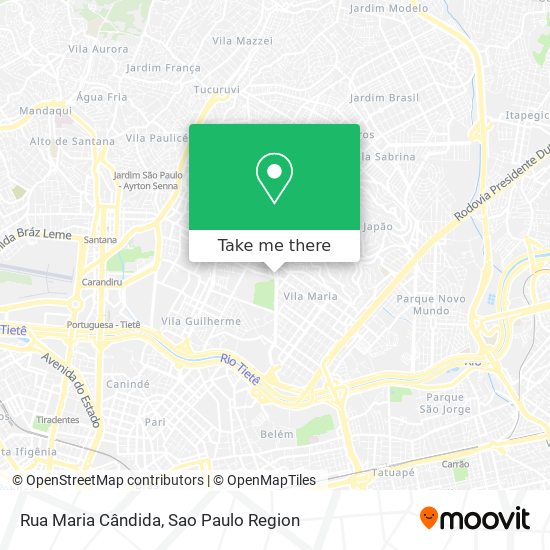 Rua Maria Cândida map