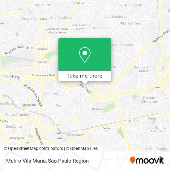 Makro Vila Maria map