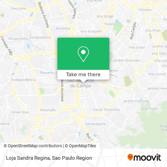 Loja Sandra Regina map