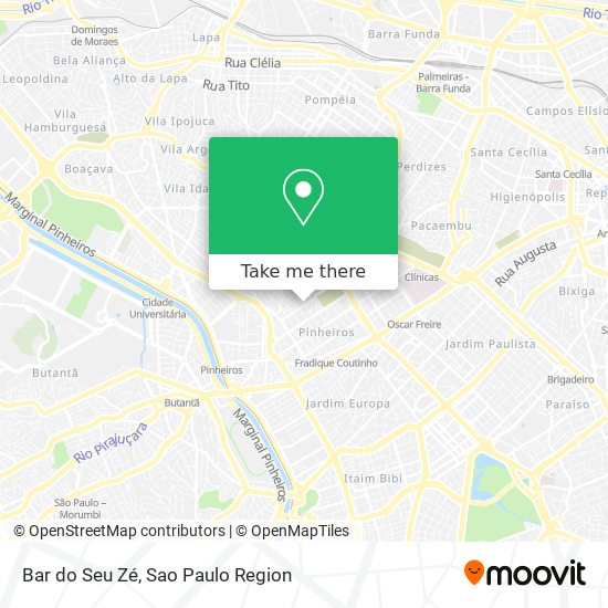 Bar do Seu Zé map