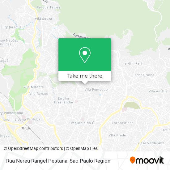 Mapa Rua Nereu Rangel Pestana