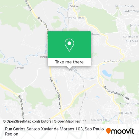 Rua Carlos Santos Xavier de Moraes 103 map