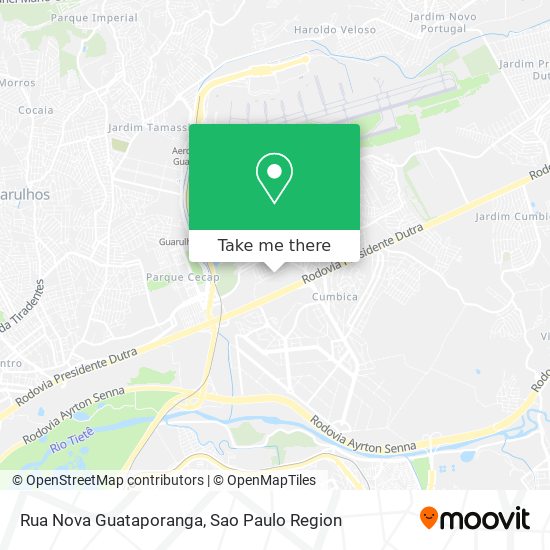 Rua Nova Guataporanga map