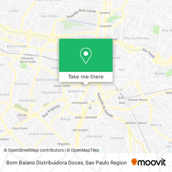 Mapa Bom Baiano Distribuidora Doces