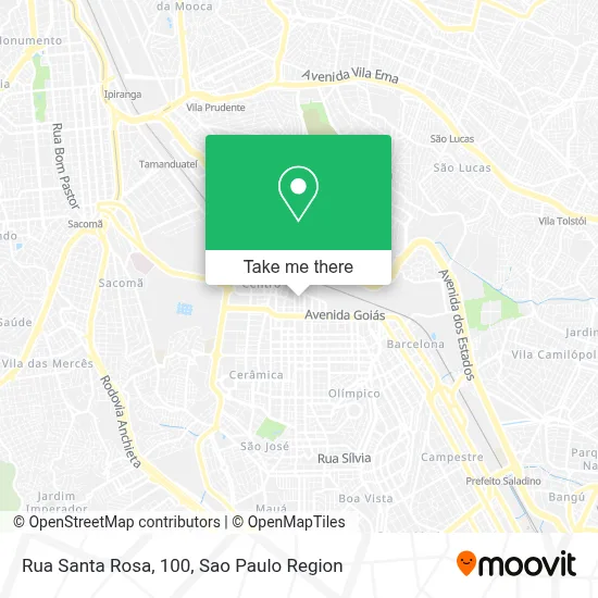 Rua Santa Rosa, 100 map