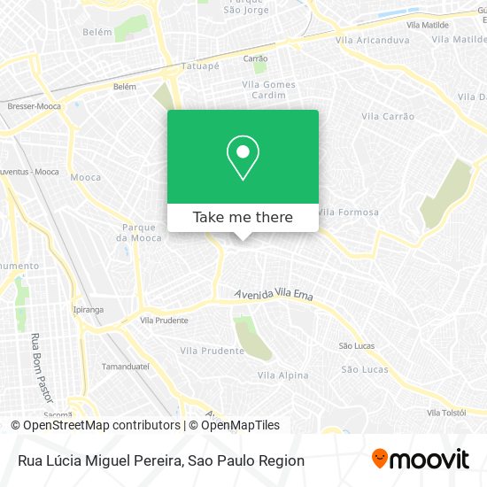 Mapa Rua Lúcia Miguel Pereira
