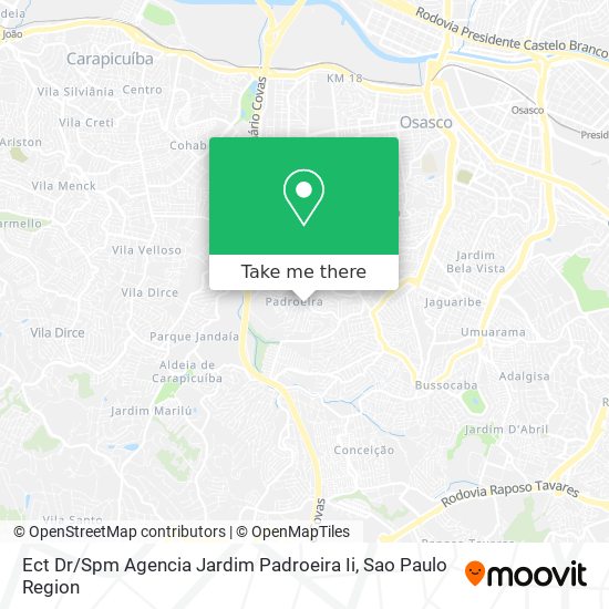 Ect Dr / Spm Agencia Jardim Padroeira Ii map