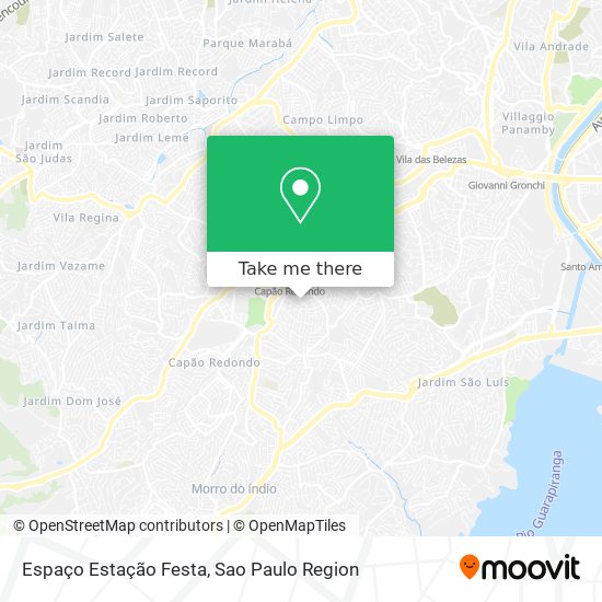 Espaço Estação Festa map