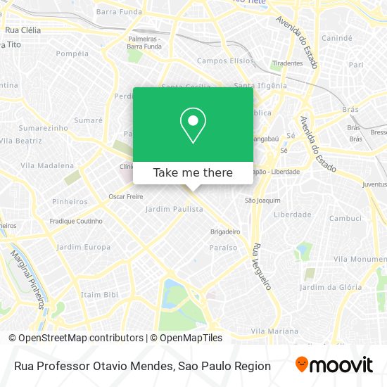 Rua Professor Otavio Mendes map