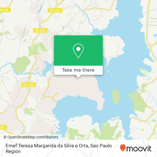 Mapa Emef Teresa Margarida da Silva e Orta