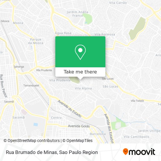 Rua Brumado de Minas map