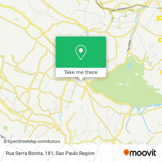 Mapa Rua Serra Bonita, 181