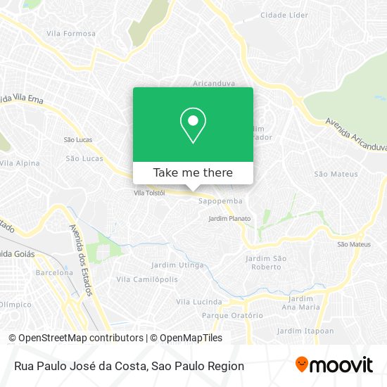 Rua Paulo José da Costa map