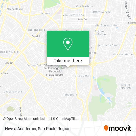 Nive a Academia map