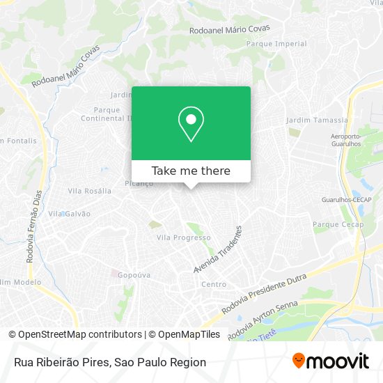 Rua Ribeirão Pires map