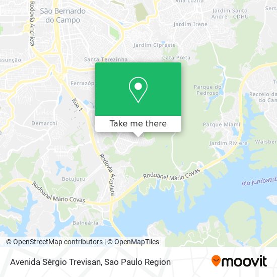 Avenida Sérgio Trevisan map