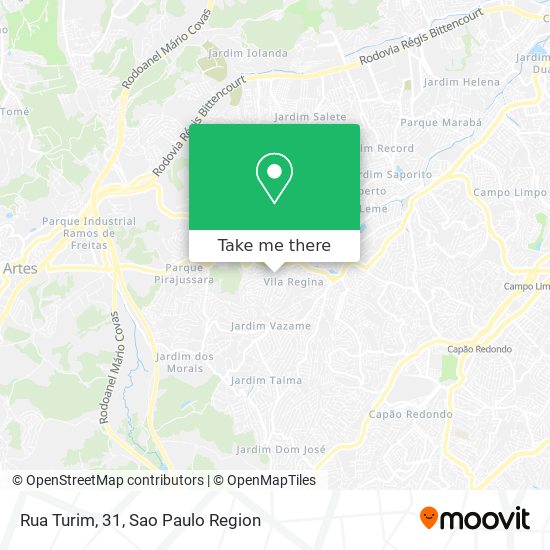 Rua Turim, 31 map