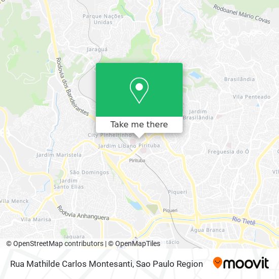 Rua Mathilde Carlos Montesanti map