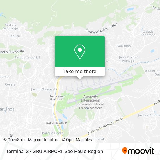 Terminal 2 - GRU AIRPORT map