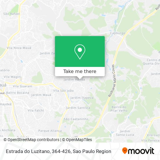 Estrada do Luzitano, 364-426 map