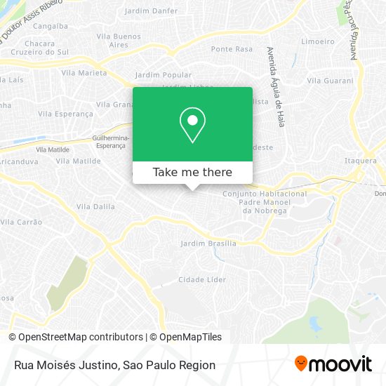 Rua Moisés Justino map