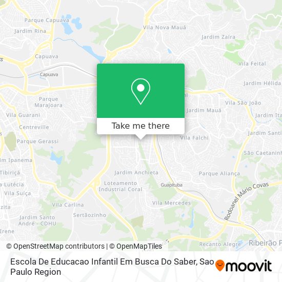 Mapa Escola De Educacao Infantil Em Busca Do Saber