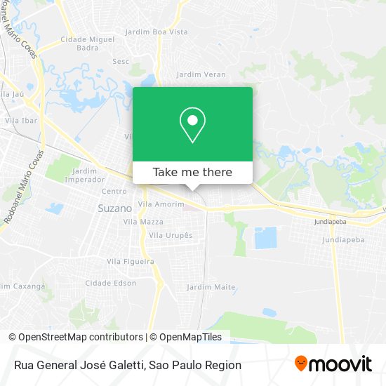 Rua General José Galetti map