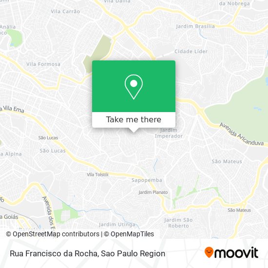 Rua Francisco da Rocha map