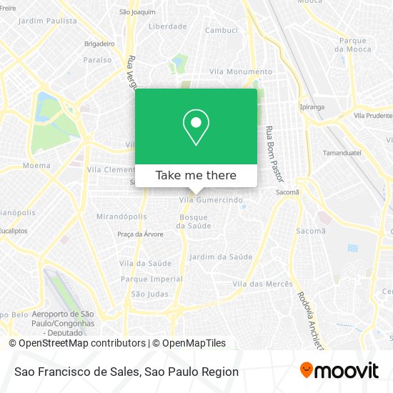 Sao Francisco de Sales map