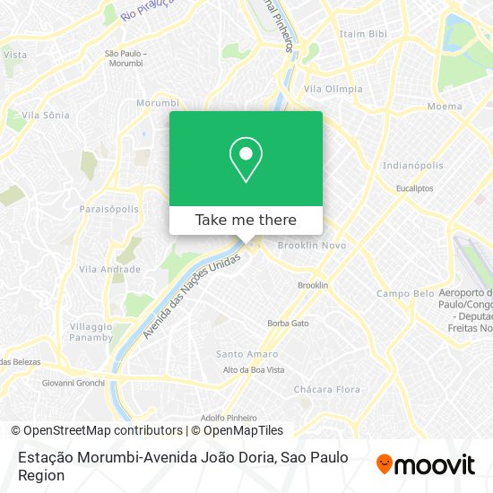 Estação Morumbi-Avenida João Doria map