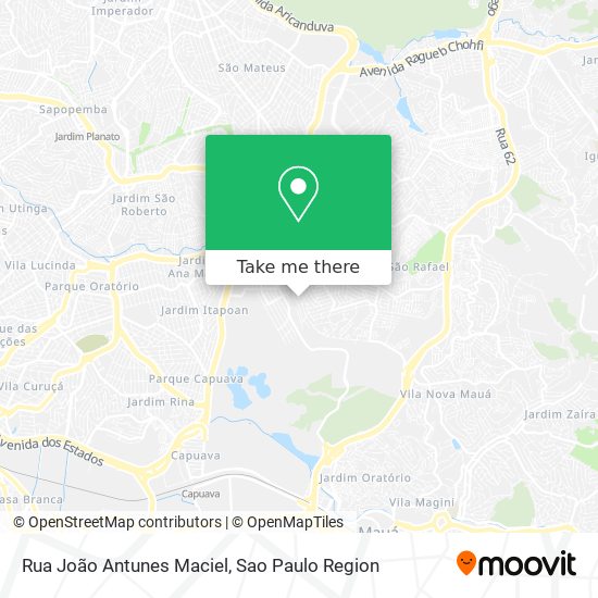 Rua João Antunes Maciel map