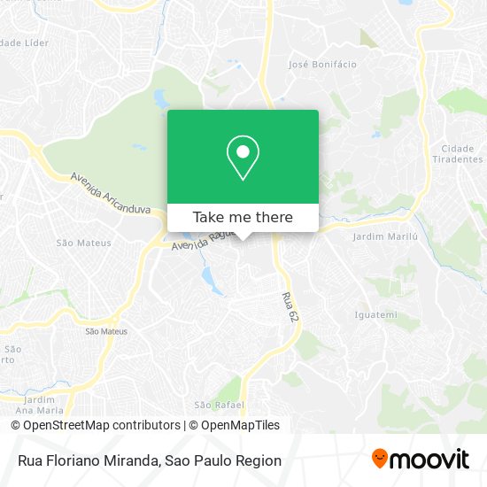 Mapa Rua Floriano Miranda