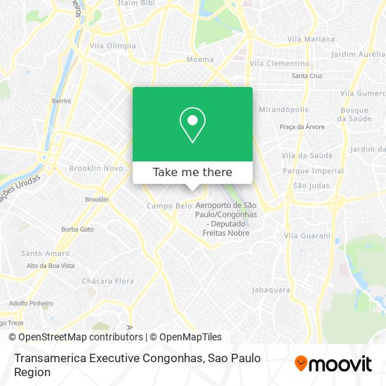 Mapa Transamerica Executive Congonhas