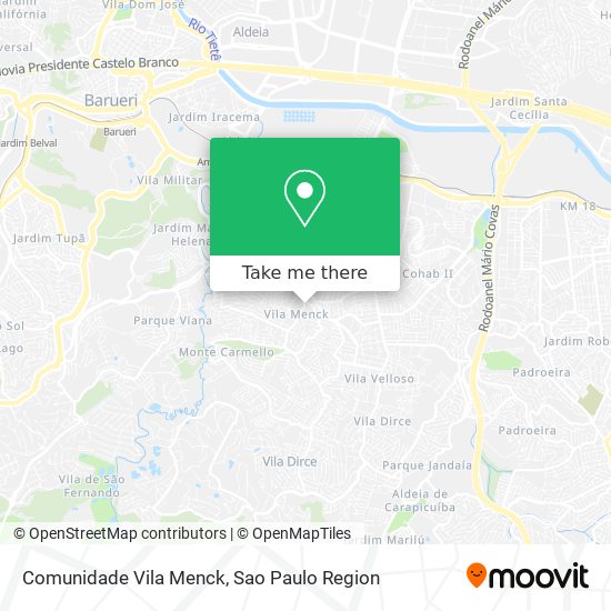 Comunidade Vila Menck map