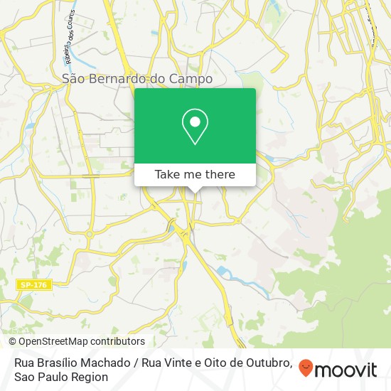 Rua Brasílio Machado / Rua Vinte e Oito de Outubro map