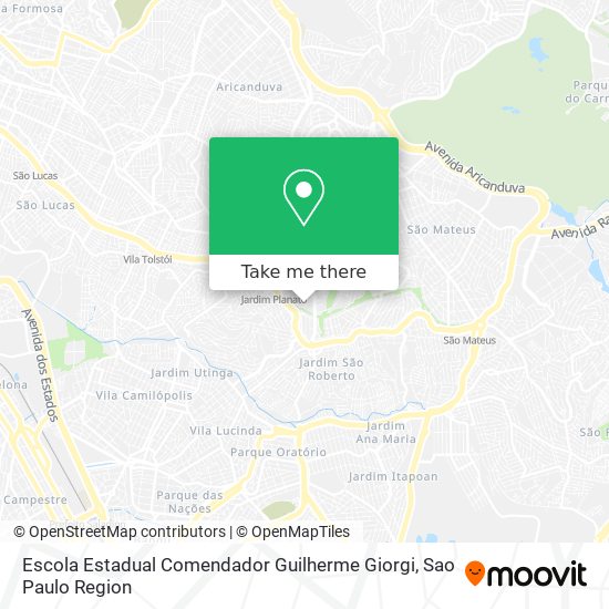 Escola Estadual Comendador Guilherme Giorgi map