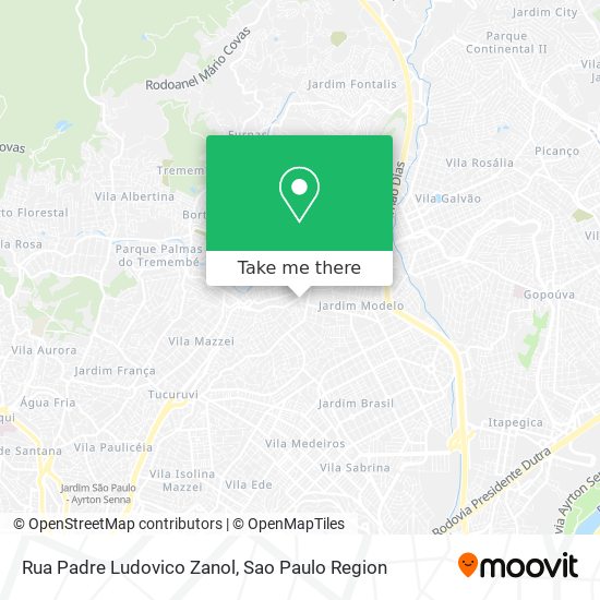 Rua Padre Ludovico Zanol map