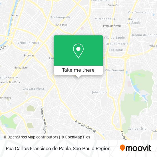 Rua Carlos Francisco de Paula map