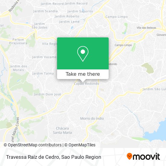 Travessa Raíz de Cedro map